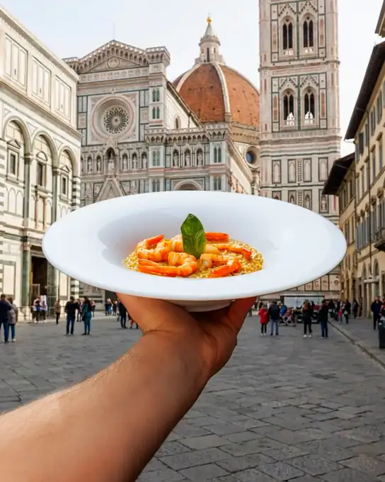 Risotto ai gamberi — ristorante pesce Firenze